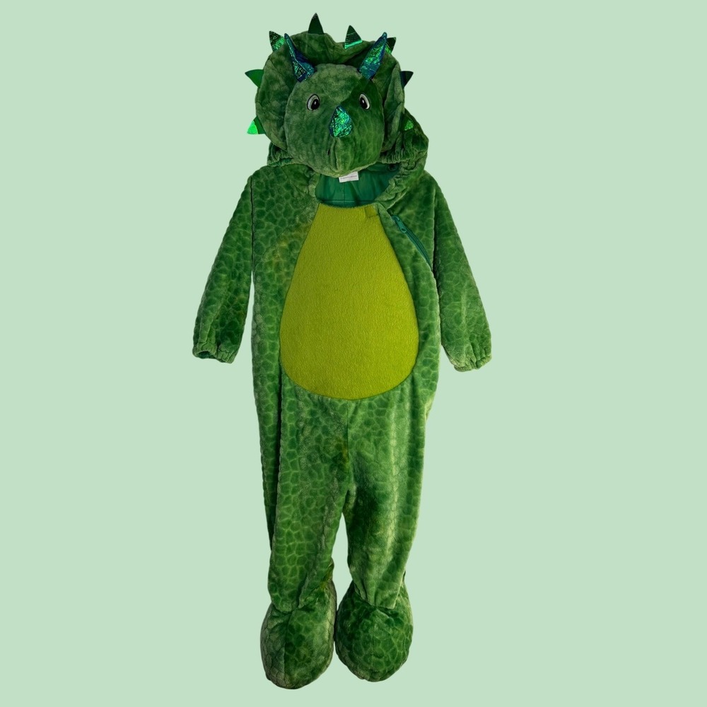 Dinosaur Costume Green Triceratops 12-18 Months One Piece